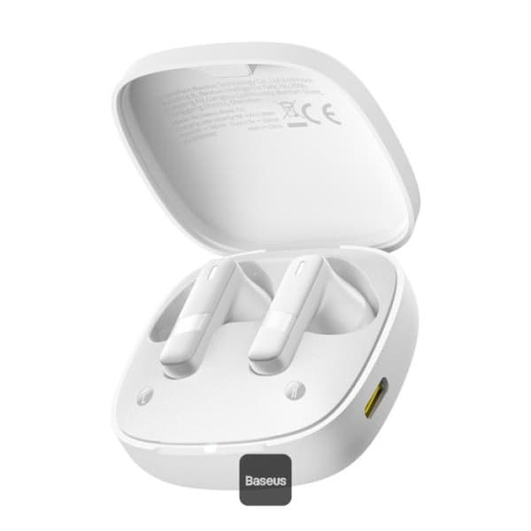 Trådlösa hörlurar Baseus Bowie E20 True Wireless Stellar Vit