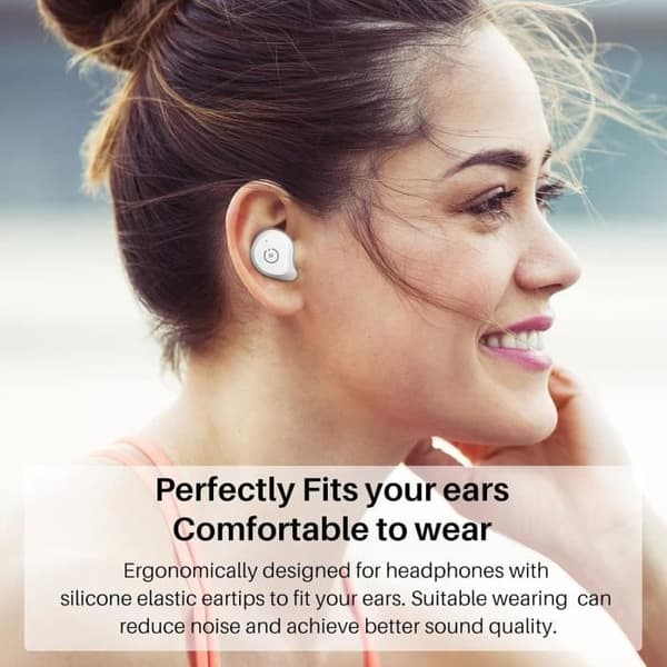 TOZO NC9 Trådfria Bluetooth-hörlurar Aktivt brusreducering Touchkontroll Bluetooth 5.0 In-ear stereo med laddningsfodral