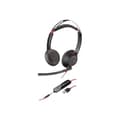 Miniatyrbild 1 av 2: POLY Plantronics Blackwire 5220 USB A Headset - Kabelanslutet - Design över örat - Stereo - Supra-aural - USB Typ A, Minijack
