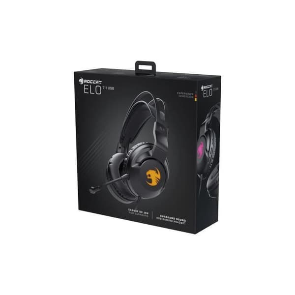 ROCCAT ELO 7.1 USB-spelheadset - 360° surroundljud, 50 mm givare, otrolig ergonomi