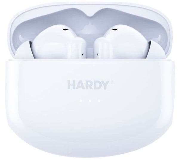 Hörlurar - 3mk hörlurar - HARDY LifePods Pro Vit - HARDY LifePods Pro hörlurar, vita