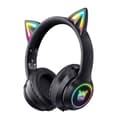 Miniatyrbild 1 av 4: ONIKUMA - B90 Svart - Bluetooth 5.0 Gaming Headset Kawai LED RGB