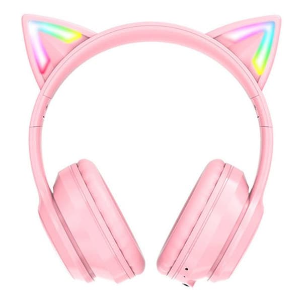 ONIKUMA - B90 Ros - Bluetooth 5.0 Spelheadset Kawai LED RGB