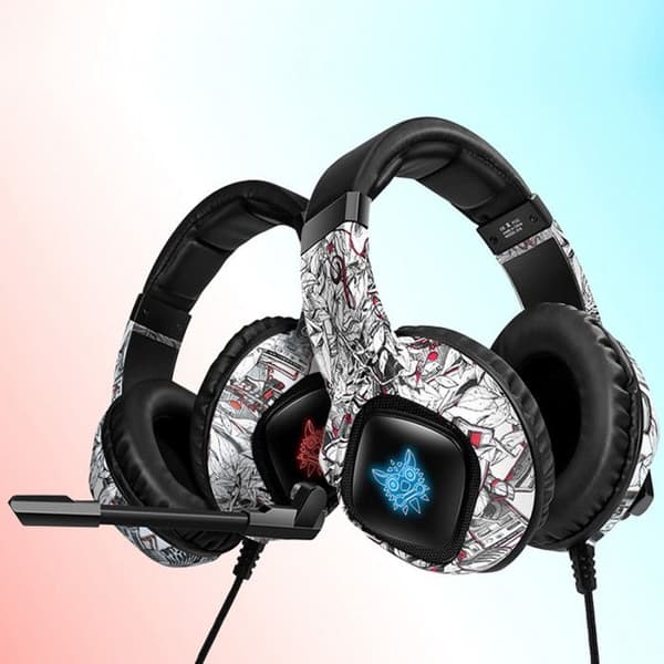 ONIKUMA - K19 Camo - Multiplattforms Gamingheadset LED RGB
