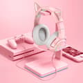 Miniatyrbild 1 av 5: Onikuma K9 med rosa kattöron