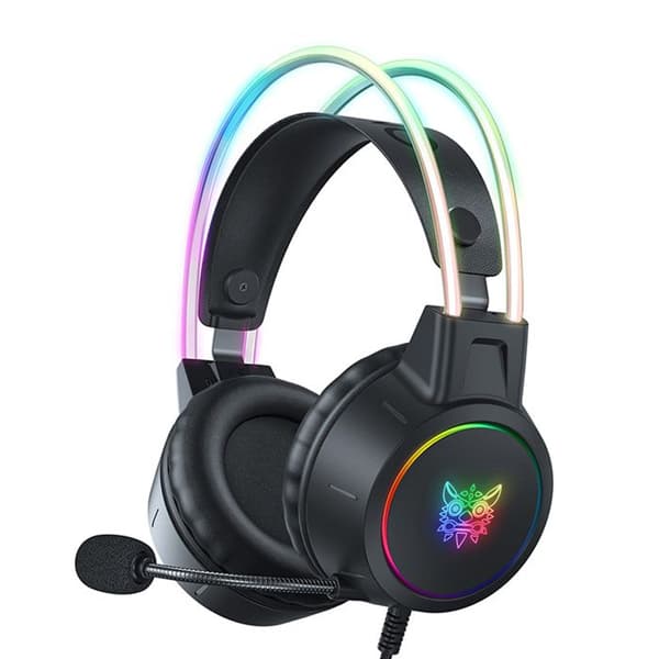 Onikuma Gaming headset X15 PRO RGB-band svart - 6972470561340