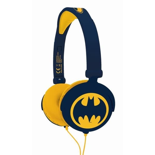 Batman hörlurar med ljudbegränsning