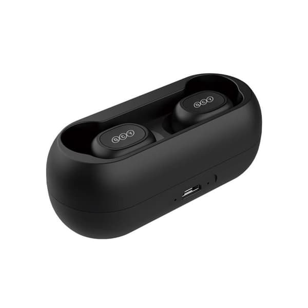 QCY T1C trådlösa hörlurar TWS Stereo Bluetooth 5.0 hörlurar Svarta