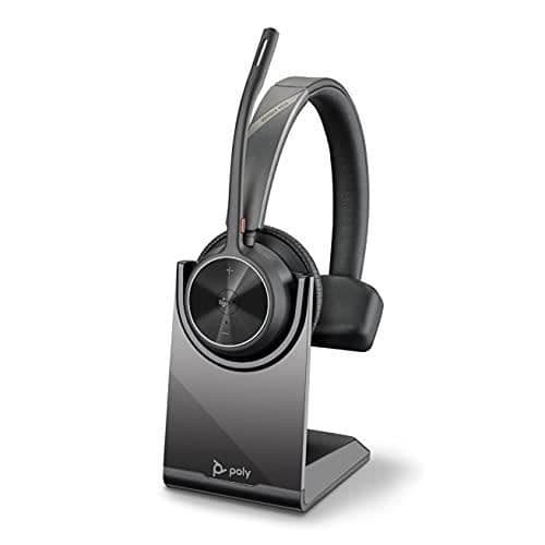 POLY - VOYAGER 4310 UC TRÅDLÖST HEADSET MED LADDSTÄLL