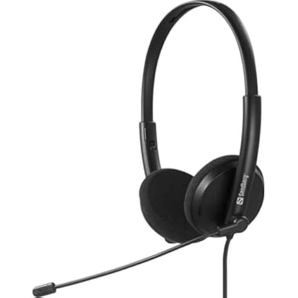 Hörlurar Micro USB-C - SANDBERG - 126-46 - Stereo - Svettåliga - Över örat