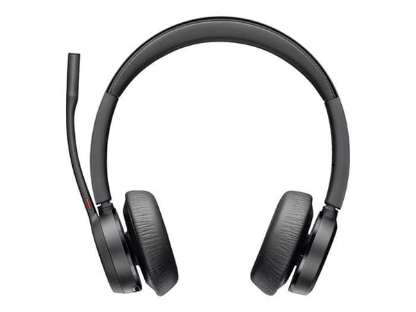 Headset - Bluetooth - trådlöst, trådbundet - USB-C - HP Inc. - Poly Voyager 4320 - Voyager 4300 UC-serien - headset - på guld