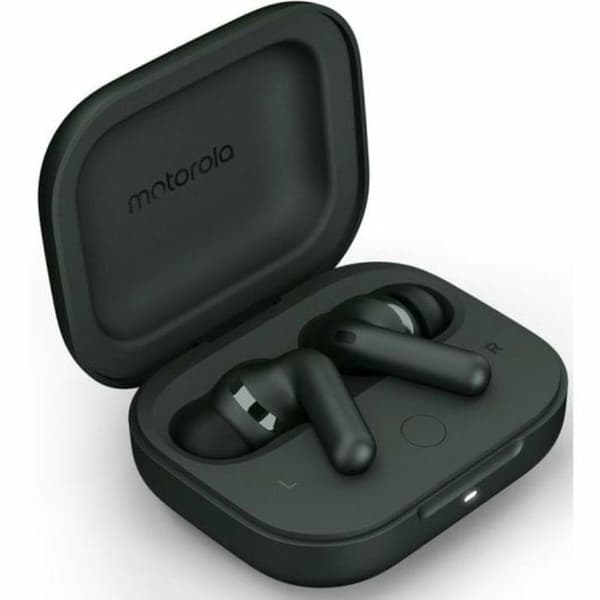 Motorola Moto knoppar plus hörlurar Kolgrå