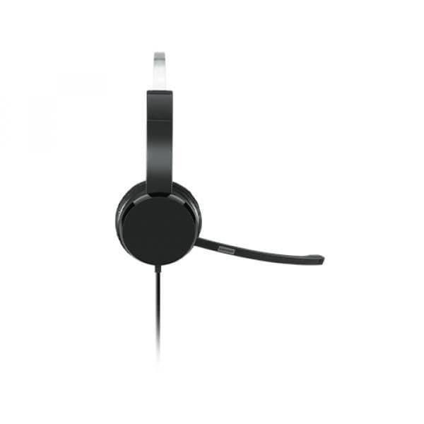 Hörlurar - LENOVO - 100 - In-ear - Trådad - USB-A - Svart