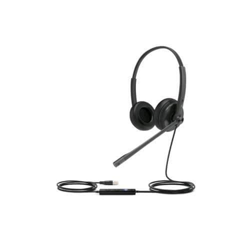 Hörlurar - Yealink - UH34 DUAL TEAMS - Pannband - Trådbunden - USB Type-A