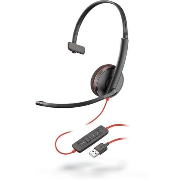 Headset med mikrofon Poly 209744-201 - - - Poly