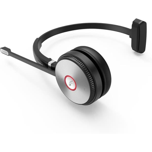 Yealink WHM621UC Trådlös Över-Ear Hörlur Kontor Callcenter Svart