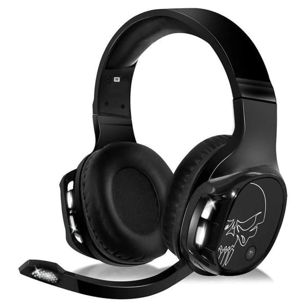 SPIRIT OF GAMER - XPERT-H1100 - Wireless 7.1 Surround Black LED Pro Gamer-hörlurar - Mikrofon - PC - PS4 - PS5-XBOX ONE - SWITCH