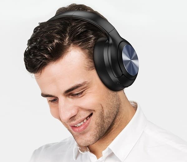 Hoco W54 Young -kuulokkeet ANC:llä, langattomat Bluetooth-kuulokkeet, musta