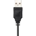 Miniatyrbild 2 av 4: Hama PC-headset HS-USB300 USB-kabel, stereo on-ear svart