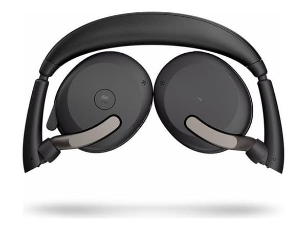 Jabra Evolve2 65 Flex MS Stereo - Headset - on-ear - Bluetooth - trådlöst - aktiv brusreducering - USB-A -