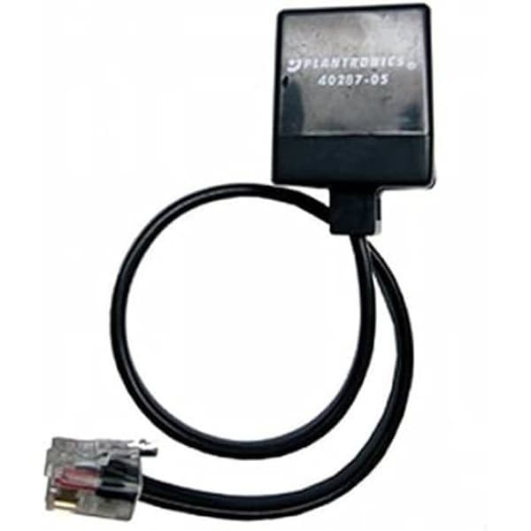 Kabel för Smartphone - PLANTRONICS - 85638-01 - Trådbunden - Svart - RJ-9