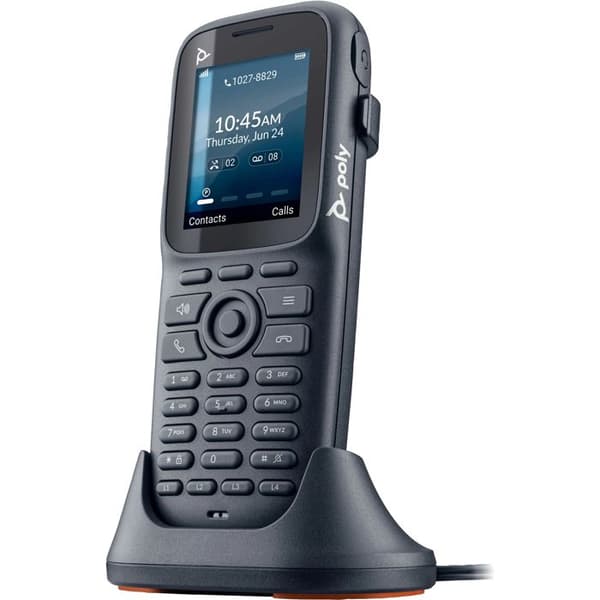 Trådlös headset - Poly - Rove 20 - DECT - Samtal 3 vägar - Svart Svart