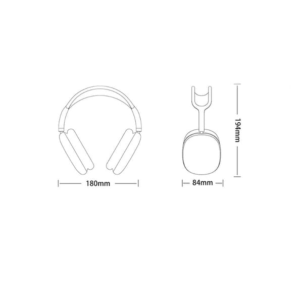 Pitkäikäiset langattomat Bluetooth-kuulokkeet päänauhalla, yhteensopivat kaikkien kokokorvan Bluetooth-kuulokkeiden kanssa