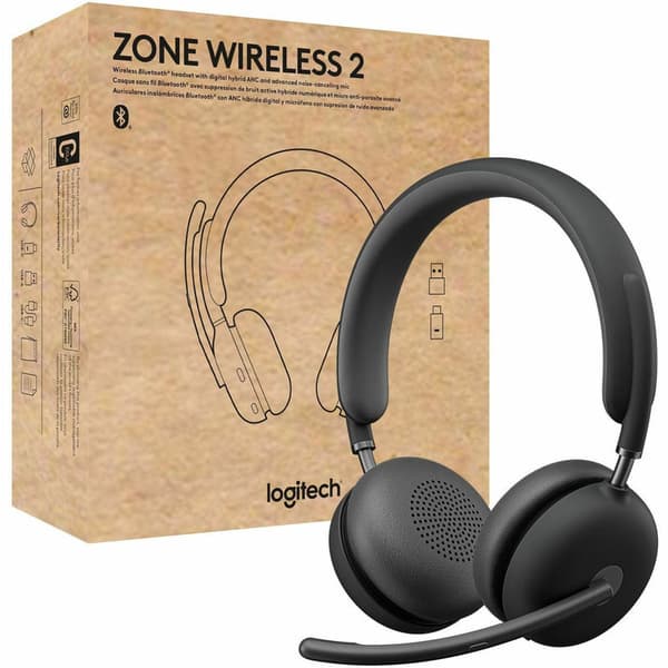 LOGITECH Zone Wireless 2 headset Grafiet 981-001152