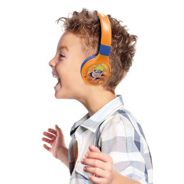 Naruto Mukavat ja kokoontaitettavat 2-in-1 Bluetooth®- ja langalliset kuulokkeet melunvaimennuksella