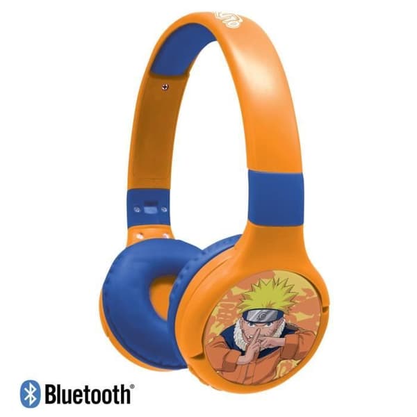 Naruto Mukavat ja kokoontaitettavat 2-in-1 Bluetooth®- ja langalliset kuulokkeet melunvaimennuksella