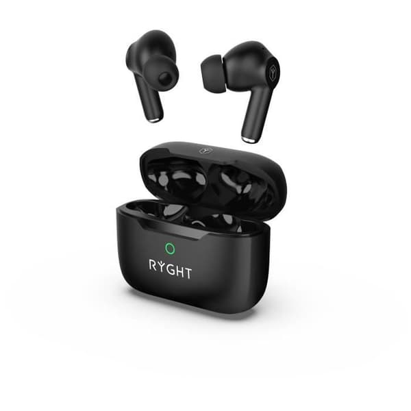 Trådlösa hörlurar - Bluetooth 5.3 - RYGHT - Jumo ANC - Svarta