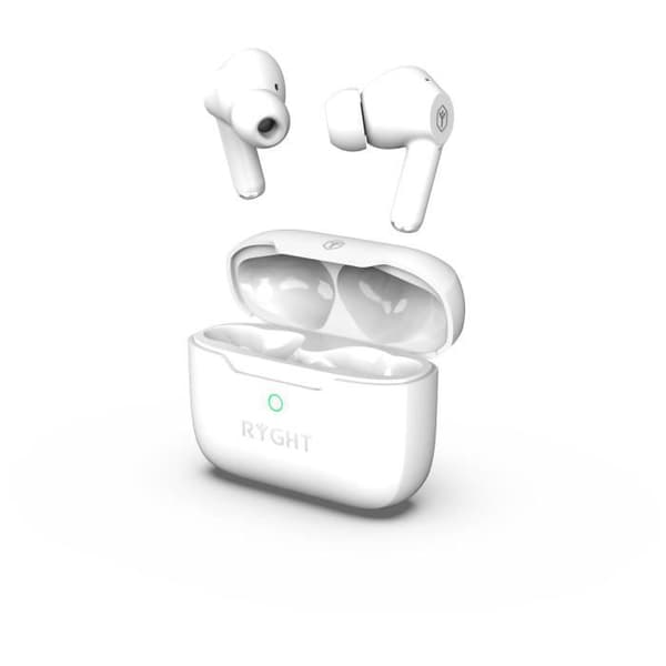 Trådløse hovedtelefoner - Bluetooth 5.3 - RYGHT - Jumo ANC - Hvide