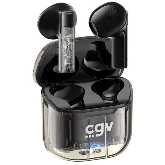 Langattomat Bluetooth-kuulokkeet - CGV - URBAN GHOST (musta) - 30 tunnin akunkesto - Kosketusohjaus - TWS