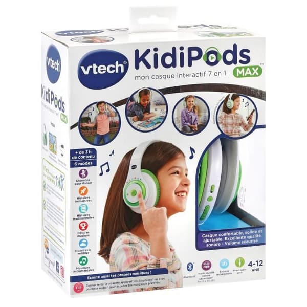 VTECH - Kidipods Max - Mine 7-i-1 interaktive hovedtelefoner