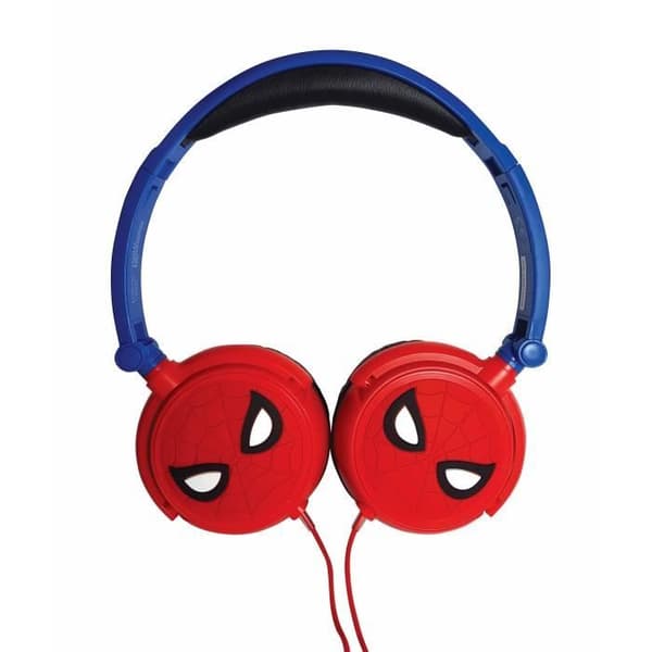 LEXIBOOK - SPIDER-MAN - Stereokuulokkeet, rajoitettu äänenvoimakkuus, kokoontaitettava ja säädettävä