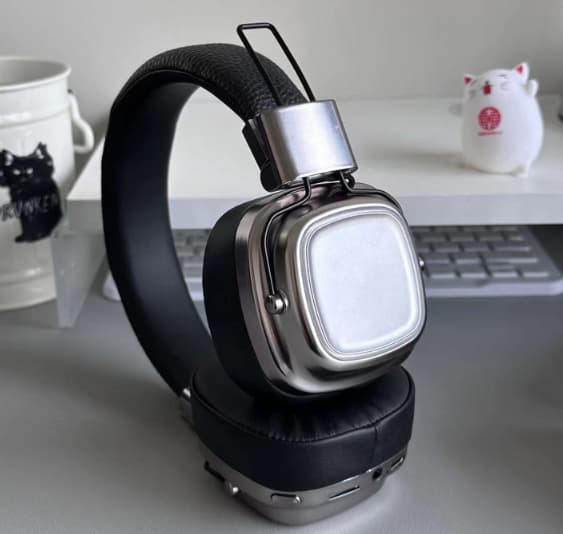 Amerikansk Retro Stil Trådløs Bluetooth 5.3 Headset Øretelefon Base Headset