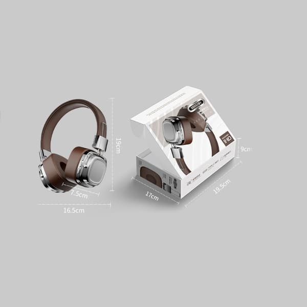 Amerikansk Retro Stil Trådløs Bluetooth 5.3 Headset Øretelefon Base Headset