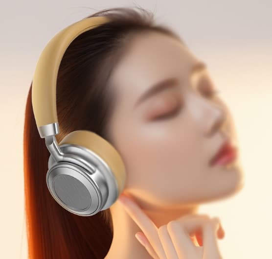 CR-9 Retro-tyylinen metallinen pääpanta Langattomat Bluetooth-kuulokkeet 5.4 Sports Fashion Wear -kuulokkeet