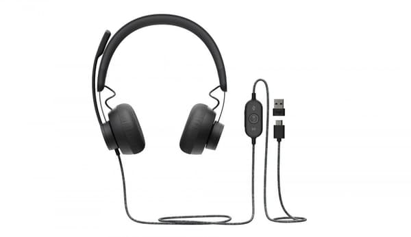 LOGITECH Zone Wired headset Teams Graphite USB 981-000870