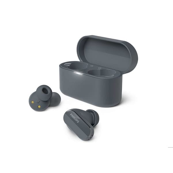 True Wireless-hörlurar - Philips - TAT3508BK - Bullerdämpning - Batteritid 21h - IPX4