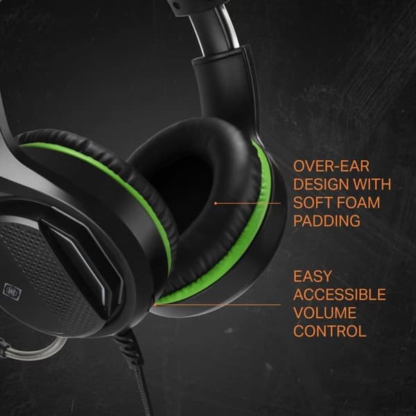 Deltaco - GAM-128 - GAMING - Stereo Gaming Headset för Xbox Series S/X, 40 mm stereohögtalare, flexibel mikrofon