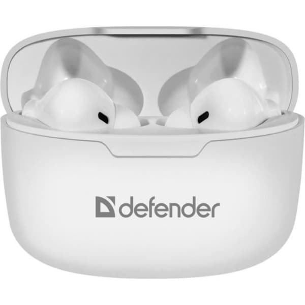 Defender Hjälm Märke Modell Auricolare Stereo Wireless Twins 903 Bianco, TWS, BT - 4714033639033