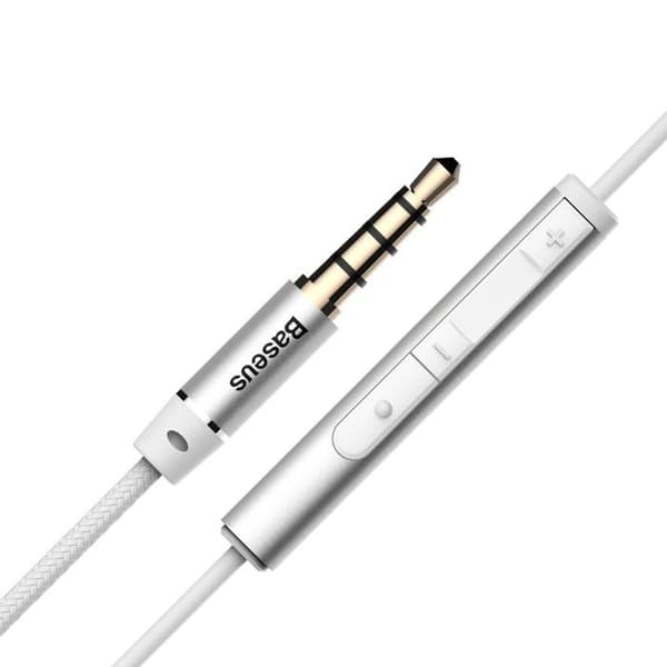In-ear hörlurar - Baseus - 3,5 mm - Röd - Svettålig - Hifi