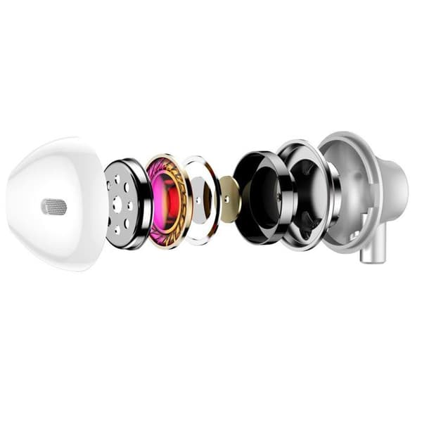 In-ear hörlurar - Baseus - 3,5 mm - Röd - Svettålig - Hifi