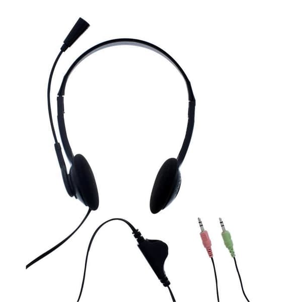 T'nB First headset - Multimediaheadset med justerbar rundstrålande mikrofon