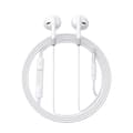 Miniatyrbild 2 av 6: Trådbunden hörlur med mikrofonkontakt 3,5 mm, semi-in-ear, 1,2 m - JoyRoom (JR-EW01) - Vit