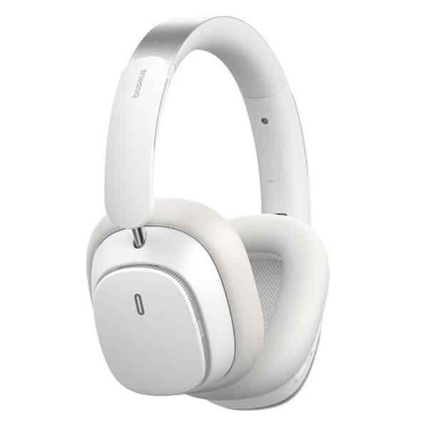 Bowie H1 Pro trådlösa hörlurar (A00050601213-00) Bluetooth, brusreducerande BASEUS Moon White