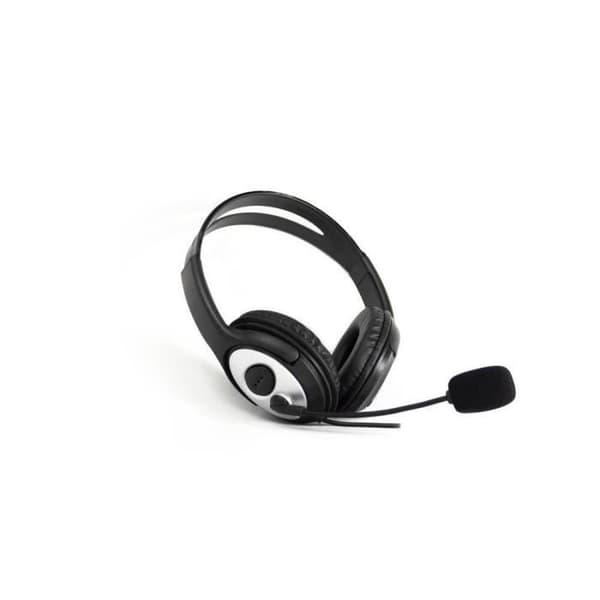 Hörlurar med mikrofon CoolBox COO-AUM-01 Svart - Extern supra-aural - Plug and play