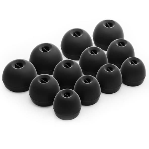Siliconehörlurar - OKULI - CX 3.00/5.00/6.00/7.00 - 12 Öronproppar - Optimal Komfort - Svart