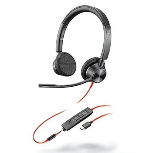 Microhörlurar - HP Poly - Blackwire 3325 - USB-A - Stereo - Svettresistent